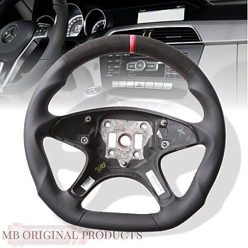 1. steering wheel flatt sport mb original handmade 1pcs