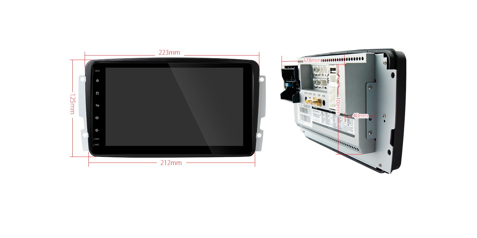 C4. Comand enhet i "MB LOOK" DVD GPS Bluetooth Touch Screen mm.. - 5