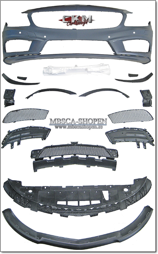 1. CKM "A-look" EDITION front kit 17 delar 12- - 3