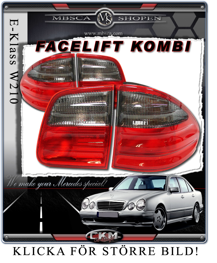 Taillights Facelift Red/Smoke Wagon 2 pcs