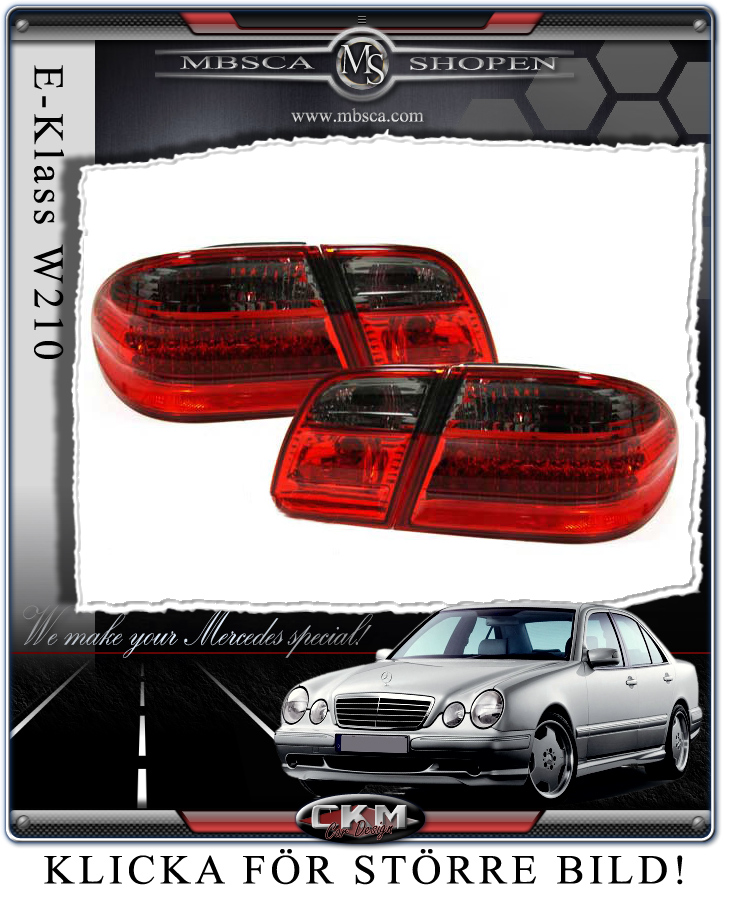 Clearglas taillights Red/Smoke with LEDs 2 pcs - 2