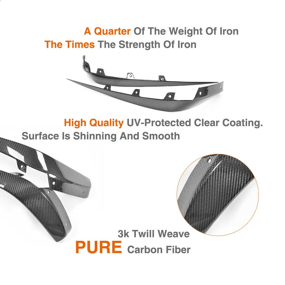 1. carbon ckm front  flares 2pcs - 3