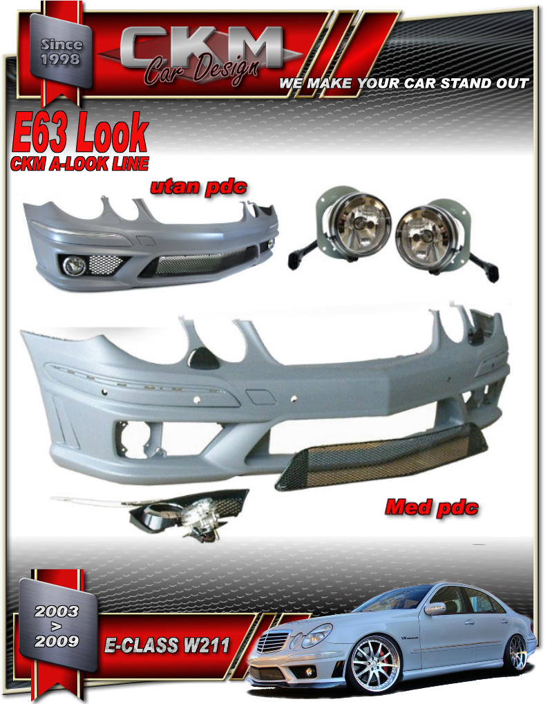 1. CKM "E63 AMG look" front - 5