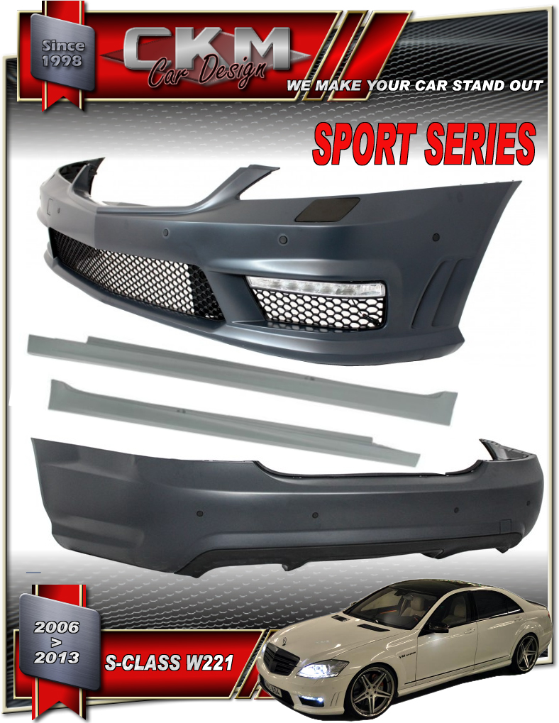 1. CKM "S65 A-look" facelift komplett kitt - 2