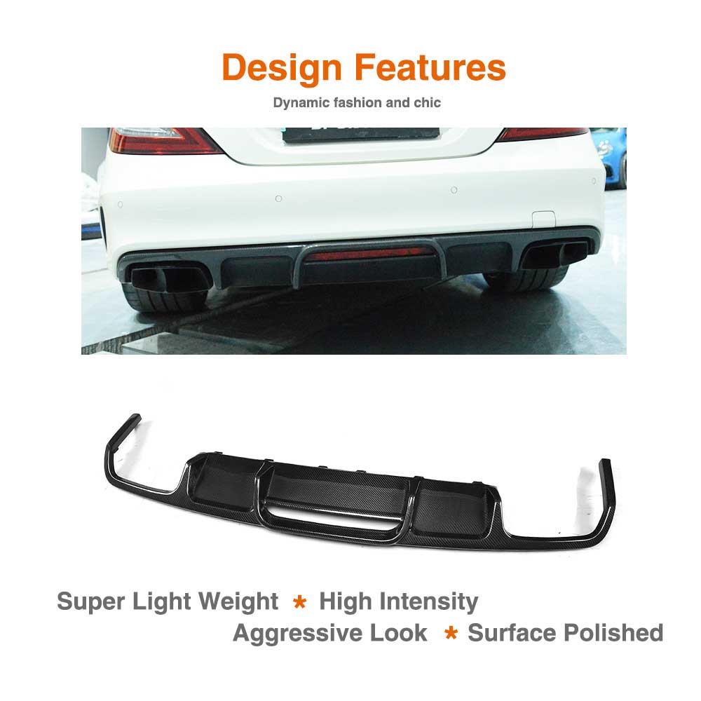1. Carbon diffuser till AMG spoiler sport. - 3