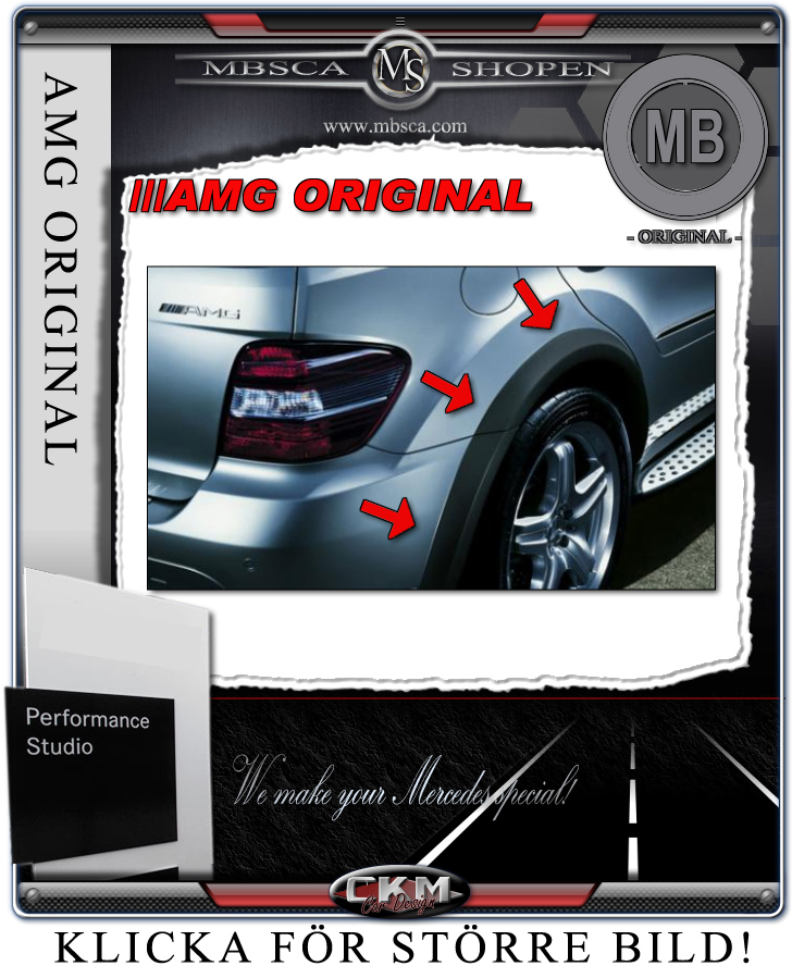 AMG Original fender extensions 4pcs