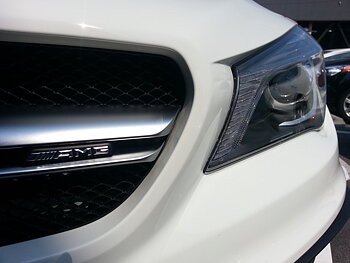 AMG GRILL emblem 1st MB Original red