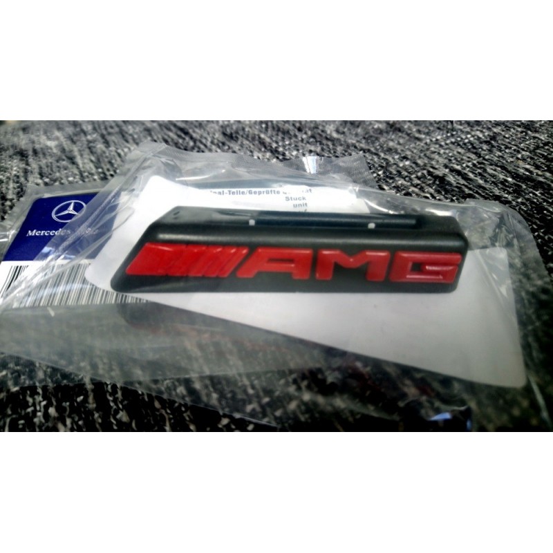 CKM Car Design - AMG GRILL emblem 1st MB Original red