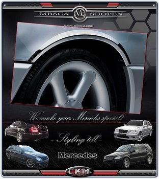 Chromelist fenders 4pcs