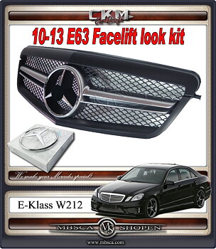 1. Avant sport grill med stjärna facelift look 1st Blank svart
