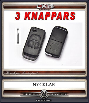Nyckelskal 3 knappars 1st