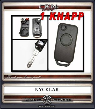 Nyckelskal 1 knappars 1st