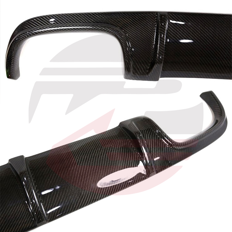 3c. Diffusor in real Carbon fiber for E55 & E63 1 pcs - 3