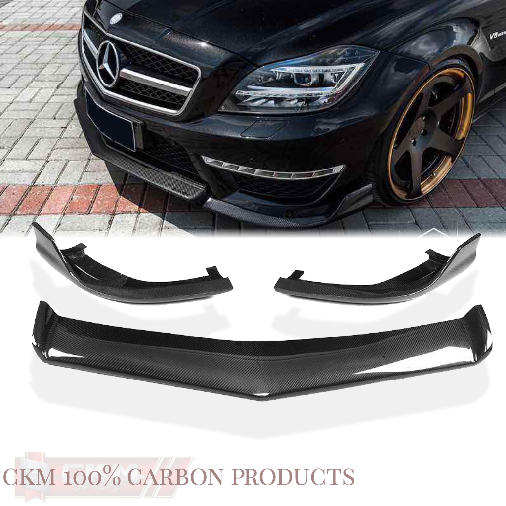 1. carbon ckm front lips cls63  3pcs