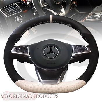 1. steering wheel sport mb original handmade 1pcs