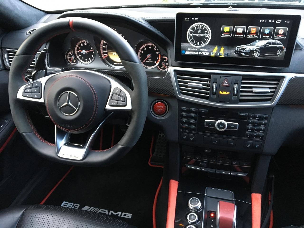 1. steering wheel sport mb original handmade 1pcs - 5