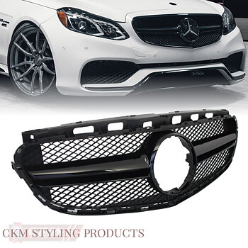 1. AMG E63 look GRILL FACELIFT BLACK