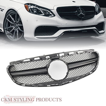 1. AMG E63 look GRILL FACELIFT BLACK