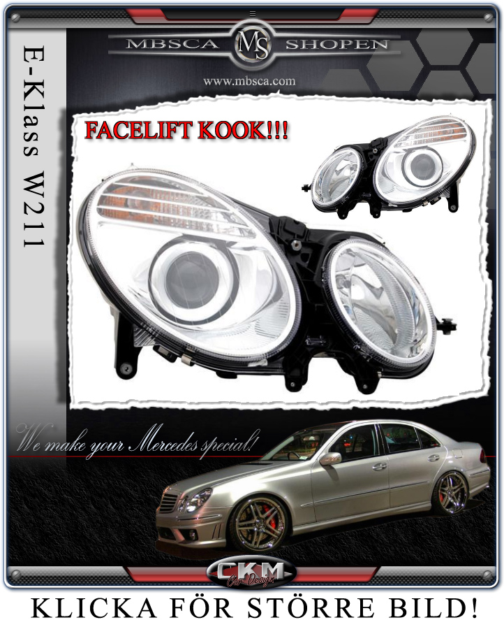 Clearglas framlysen NYA FINA lysen!! FACELIFT!