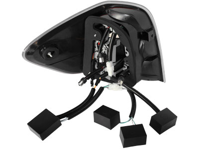 Clearglas taillights Red/Smoke with LEDs 2 pcs - 4