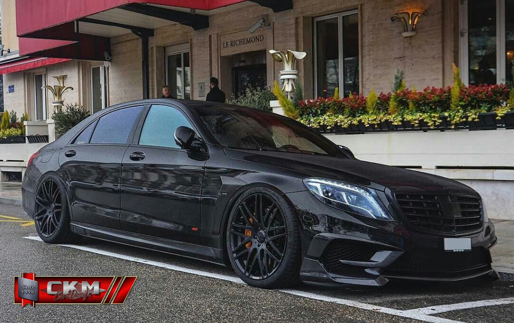1. CKM Frontlip for AMG facelift CARBON 14-17 B look - 3