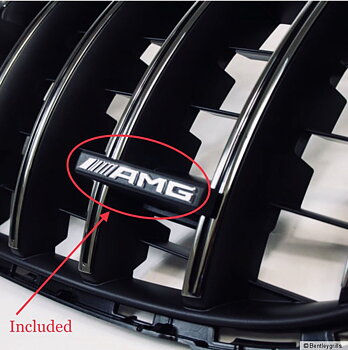 AMG GT-R panamerican GRILL emblem 1st MB Original