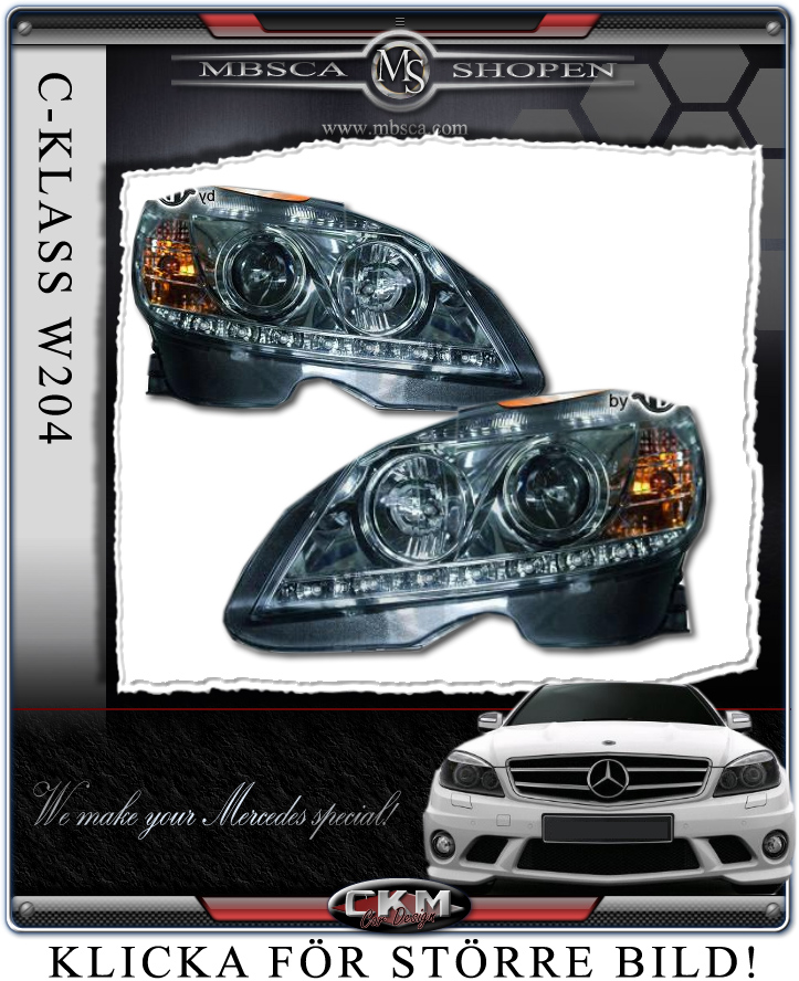 Clearglas headlights "Devil eyes" DRL LED - 2