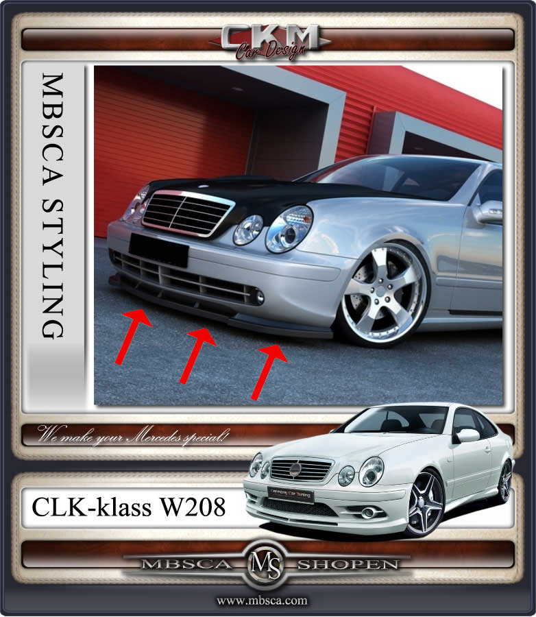 1.CKM Spoilerlip for AMG front 