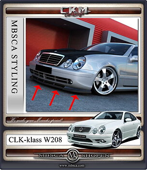1.CKM Spoilerlip for AMG front 