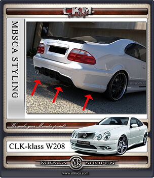 1.CKM bakspoiler med diff i AMG look