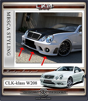1.CKM bakspoiler med diff i AMG look