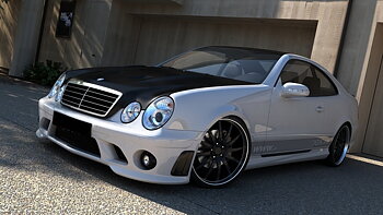 1.CKM bakspoiler med diff i AMG look