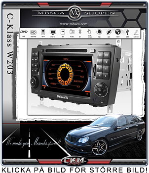 C4. Comand enhet i "MB LOOK" DVD GPS Bluetooth Touch Screen mm..