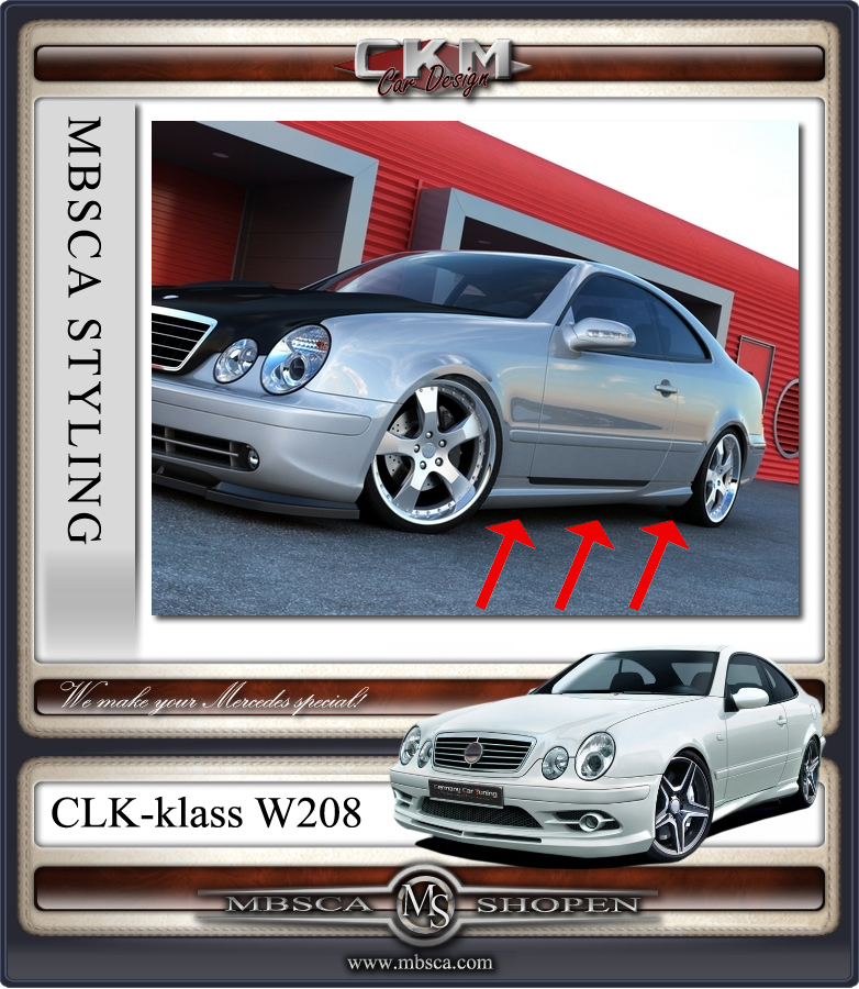 1.CKM Spoilerlip for AMG front 