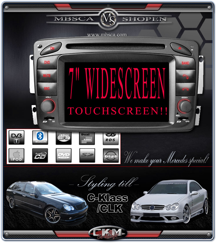 C4. Comand enhet i "MB LOOK" DVD GPS Bluetooth Touch Screen mm.. - 3