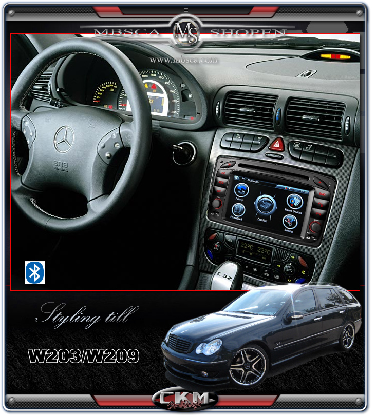 C4. Comand enhet i "MB LOOK" DVD GPS Bluetooth Touch Screen mm.. - 6
