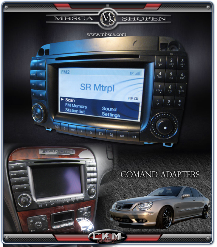 C3. Comand Widescreen 16:9 for S-Class and CL W220 (99-02)