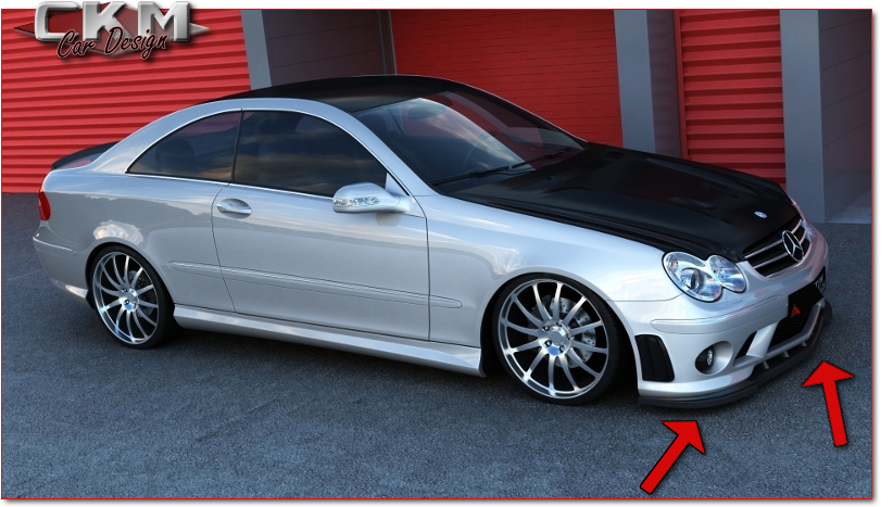 1. CKM FRONTLÄPP för AMG front V2 1st - 3