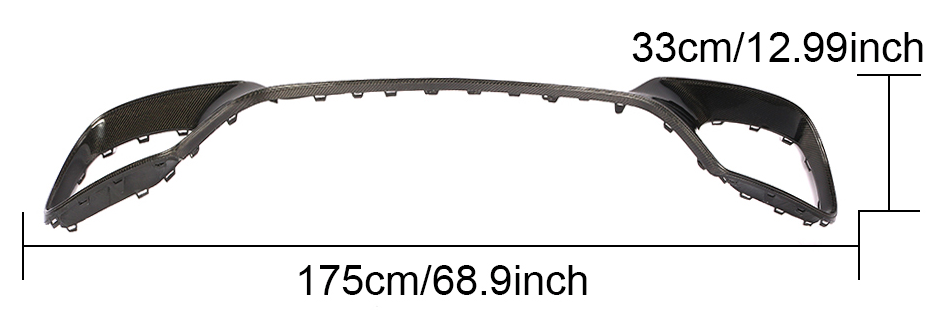 1. CKM Frontlip for AMG facelift CARBON 18-20 - 6