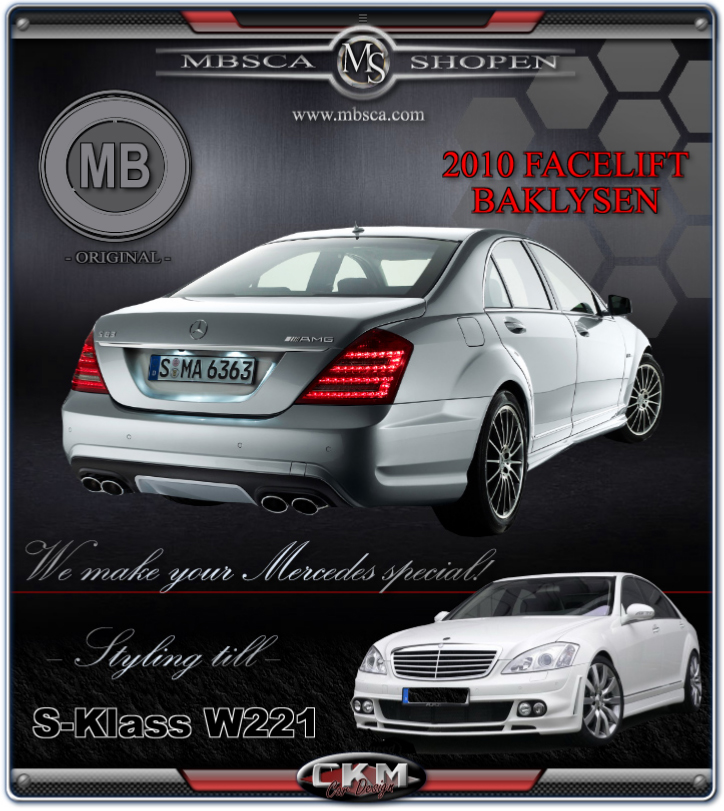 Facelift baklysen 2 st MB ORIGINAL - 2