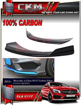 1. ckm w117 Carbon front lips B-style 2pcs