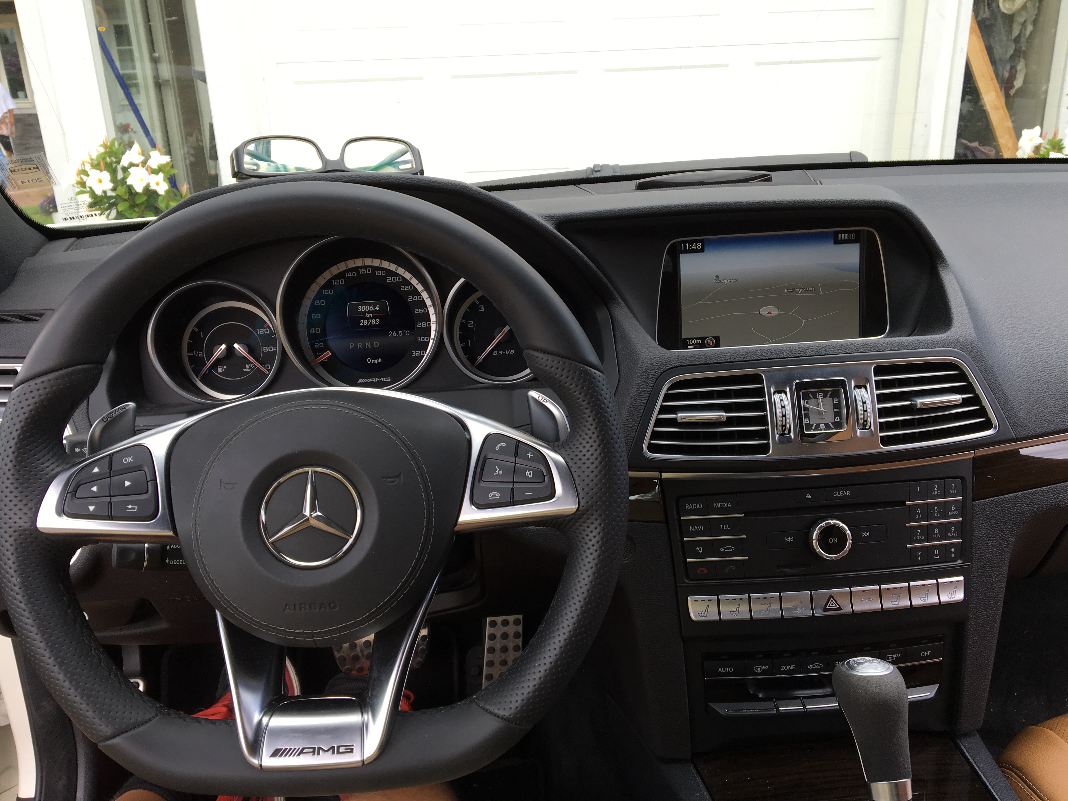 1. Steering Wheel trim AMG FACELIFT 2016 OEM - 8