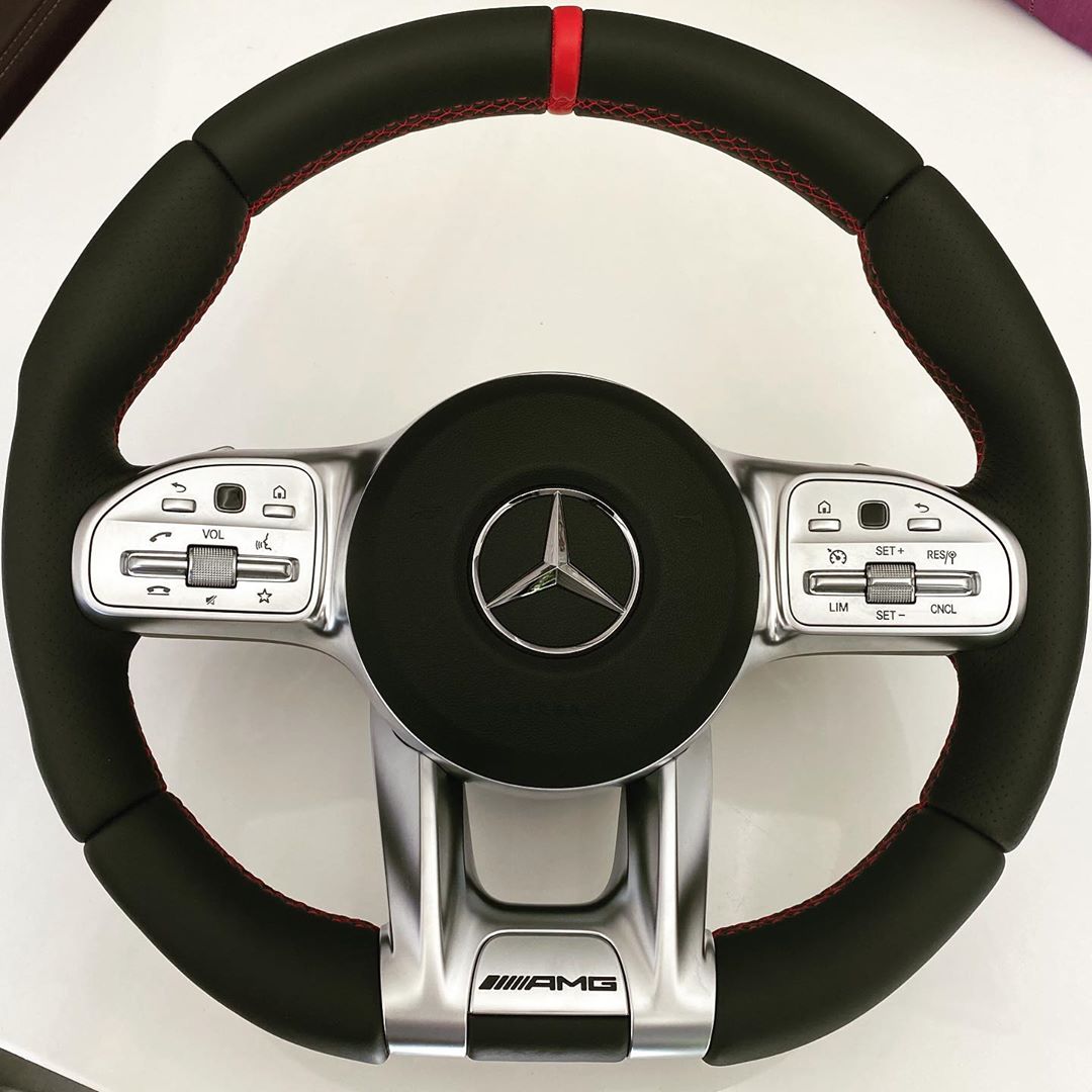 1. Steering sport FACELIFT 2018 style Leather/ Carbon/Piano PLUG N PLAY - 8