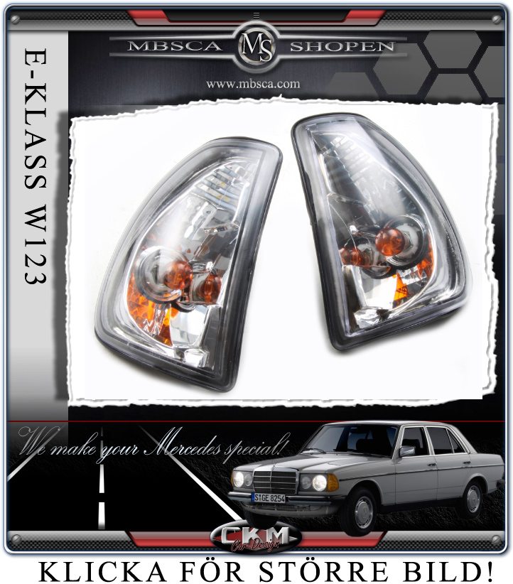 Crystal Front blinkers 2 pcs
