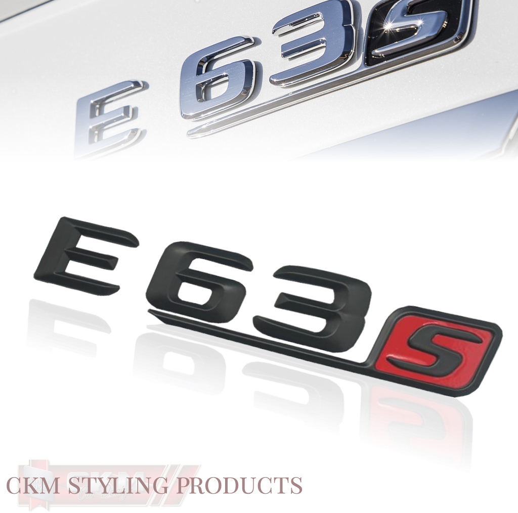 Emblem E63s trunk BLACK