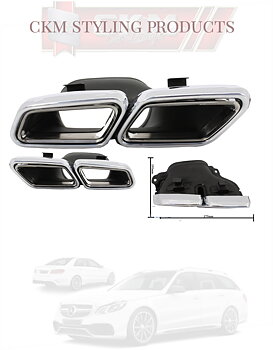 2. Chromed endpipes doubble V2 4 pipes