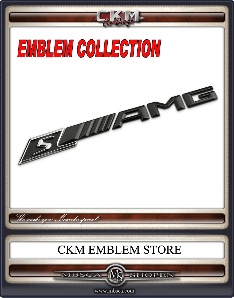 emblem baklucka. AMGs . BLACK