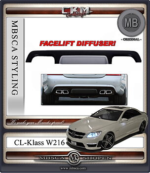4. Diffusor for CL63/CL65 AMG FACELIFT MB OEM