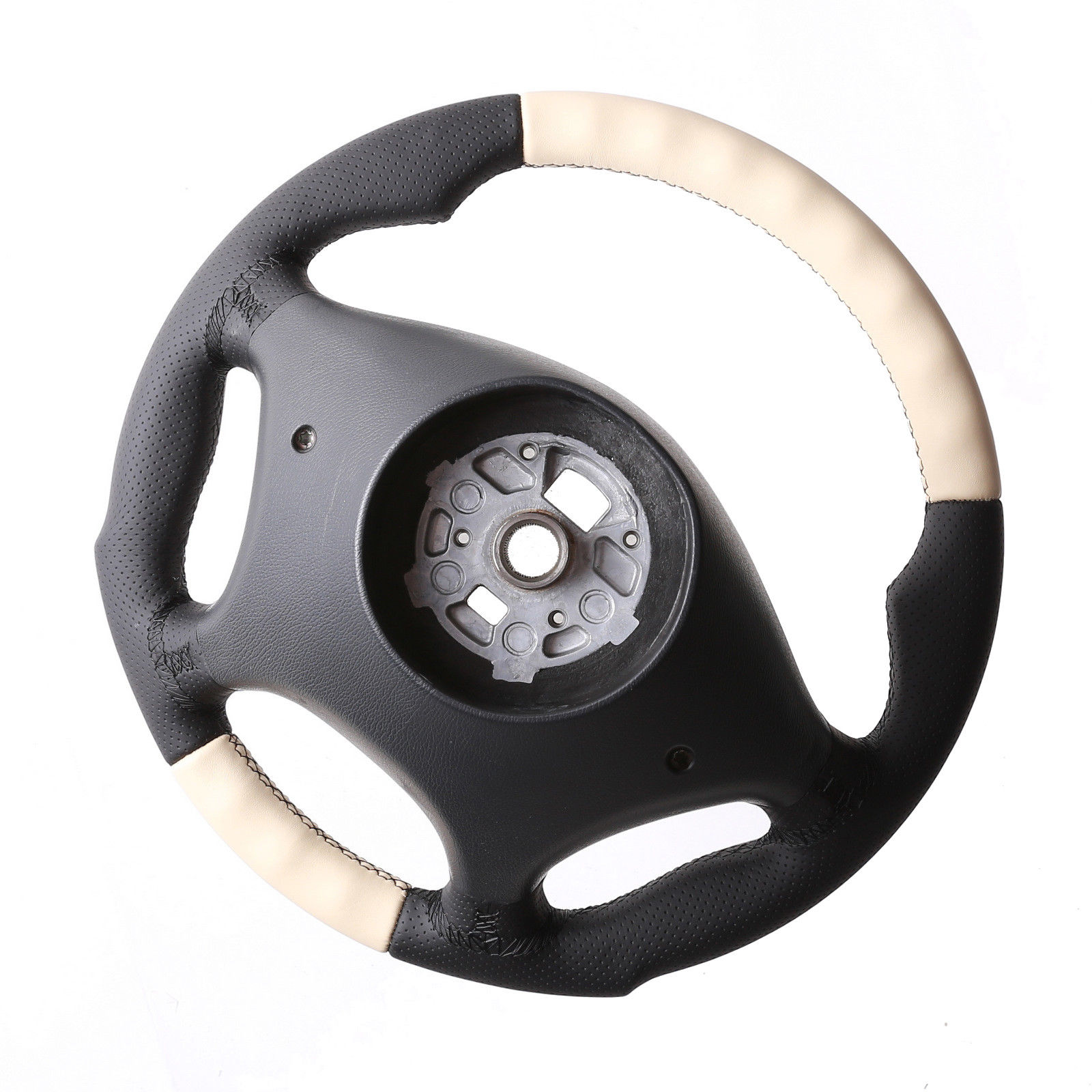 1. steering wheel sport FLAT BOTTOM mb original handmade 1pcs - 6