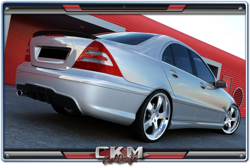 1. CKM Spoiler kit 6 delar C63 AMG look - 3